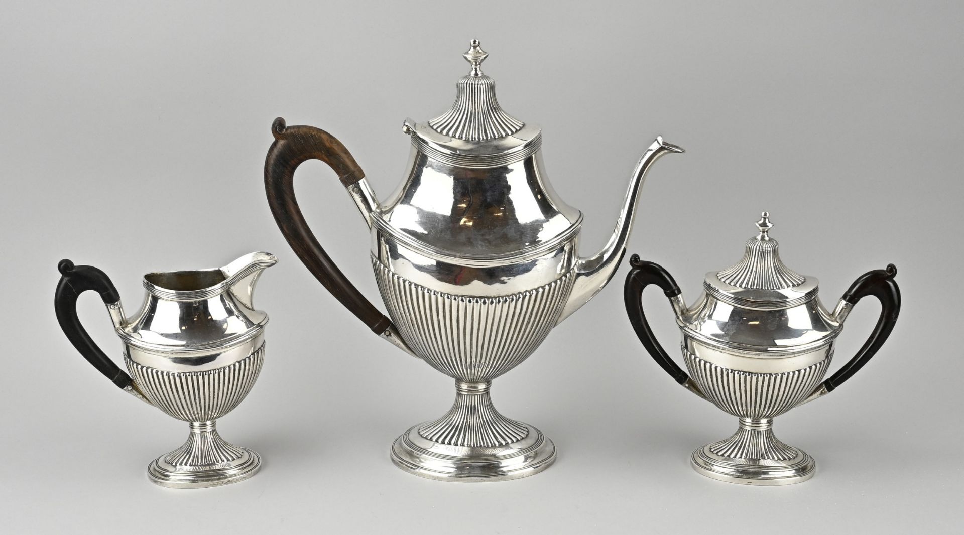 Silver coffee service, 3 pieces