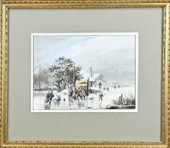 August Knip, Dutch winter view