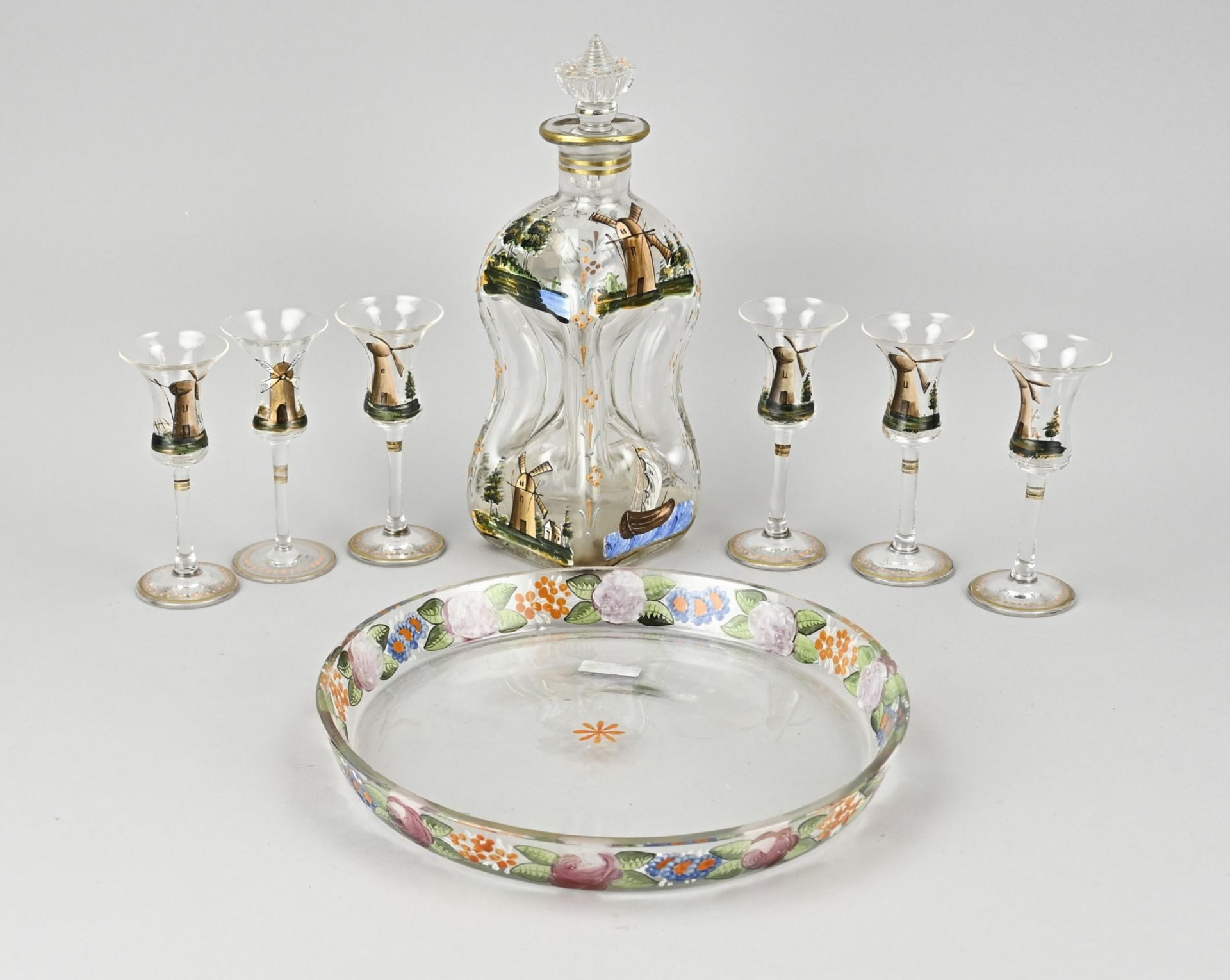 Dutch liqueur set, 1900