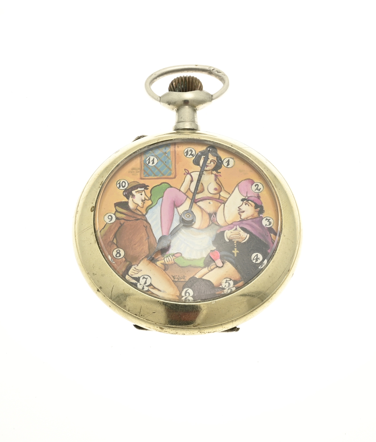 Erotic pocket watch