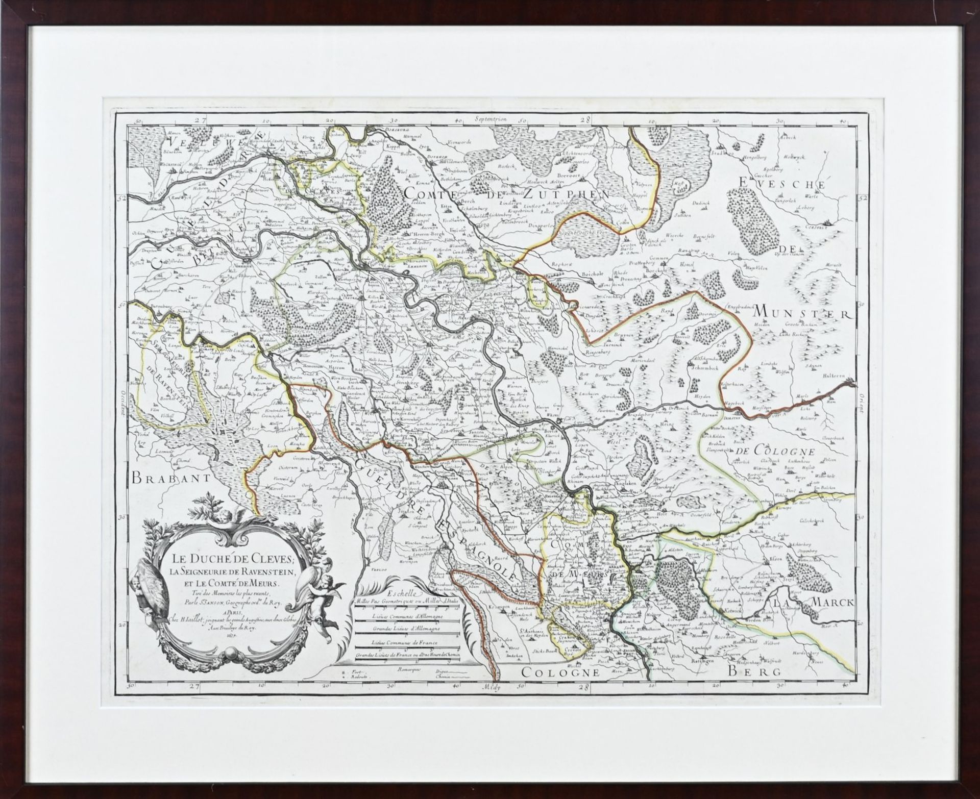 Antique map of Comte de Zuthpen