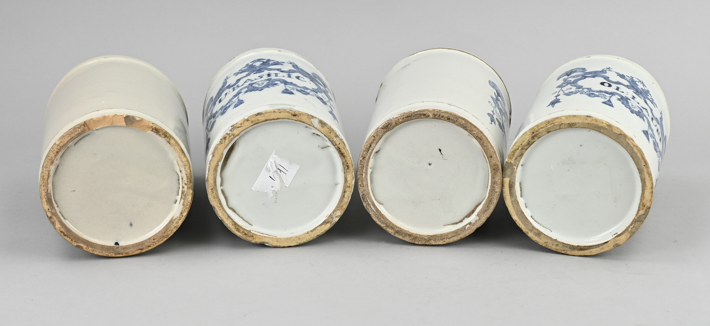 4x Antique apothecary jar - Image 2 of 2