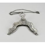 Silver bag bracket, 1797