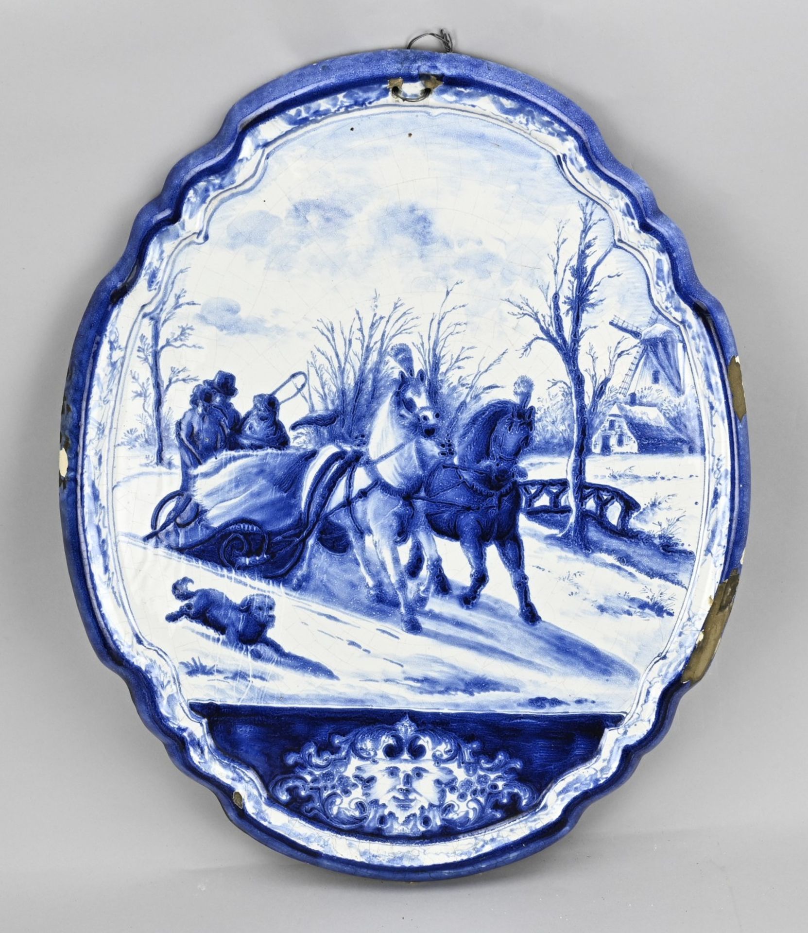 Makkum Tichelaar wall plaque