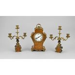 3-piece French clock set