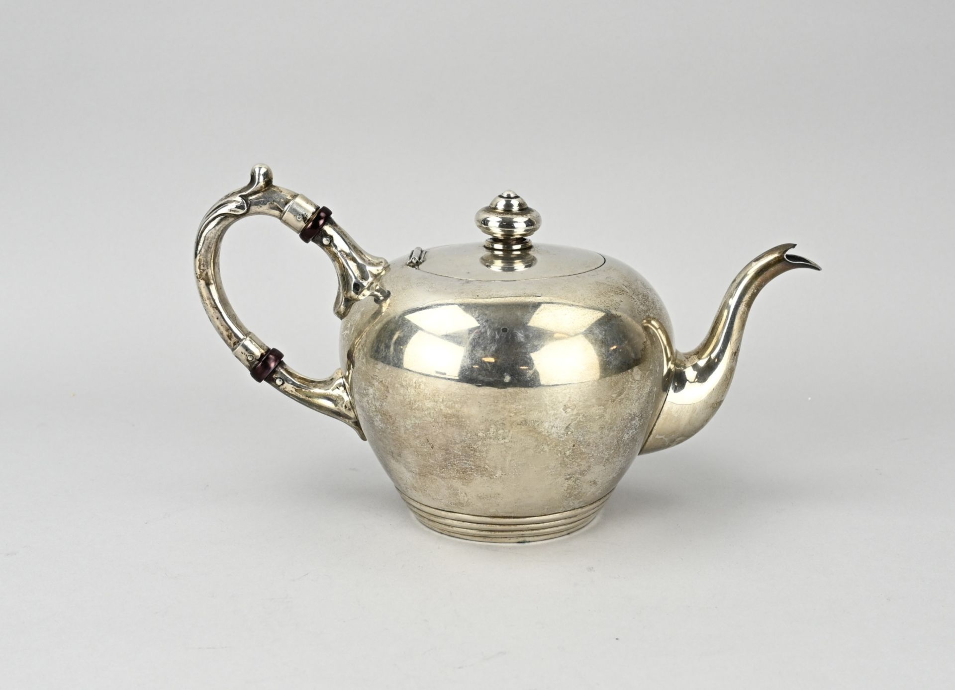 Silver teapot