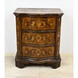 Cabinet with intarsia