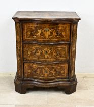 Cabinet with intarsia