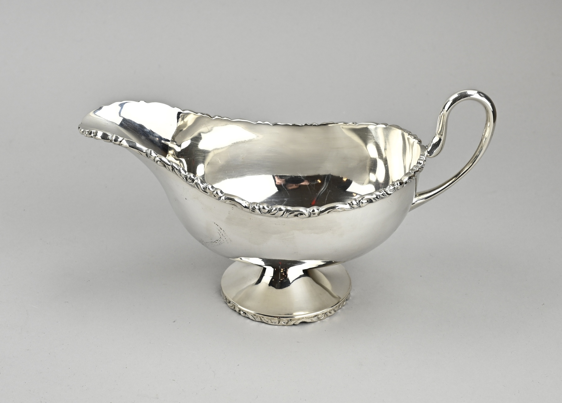 Silver sauce boat