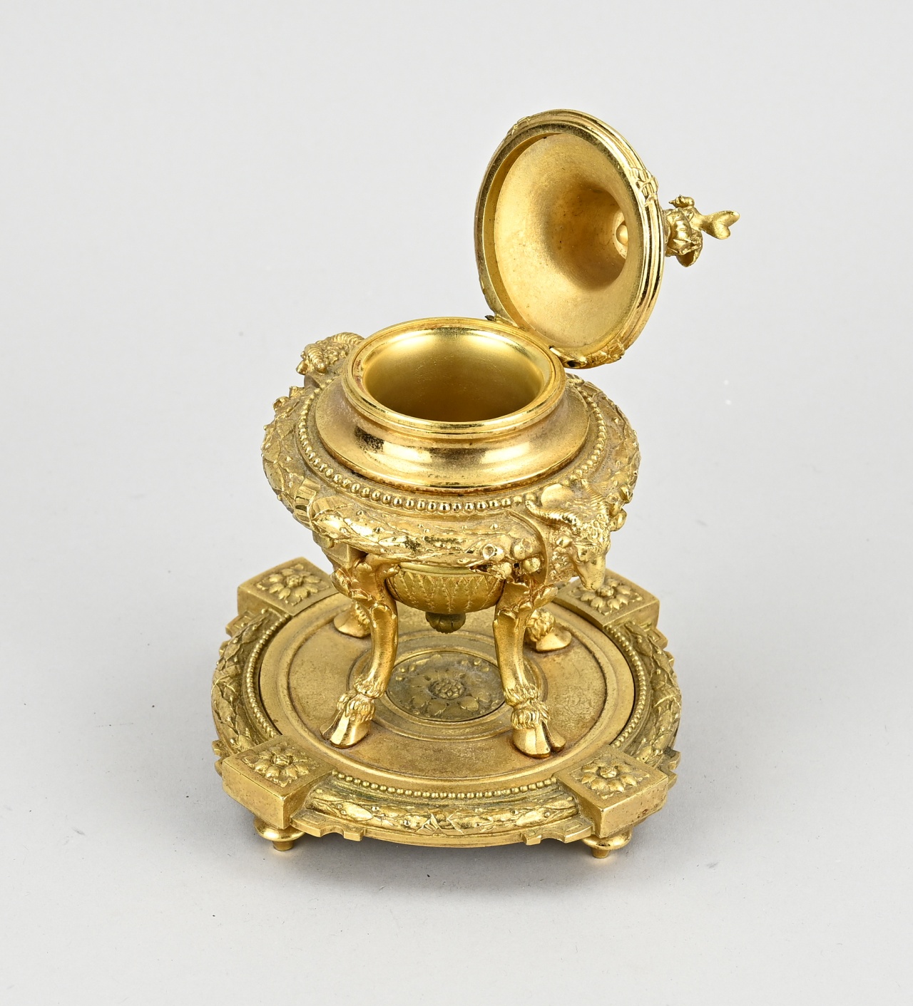 Gilded inkwell - Image 2 of 2