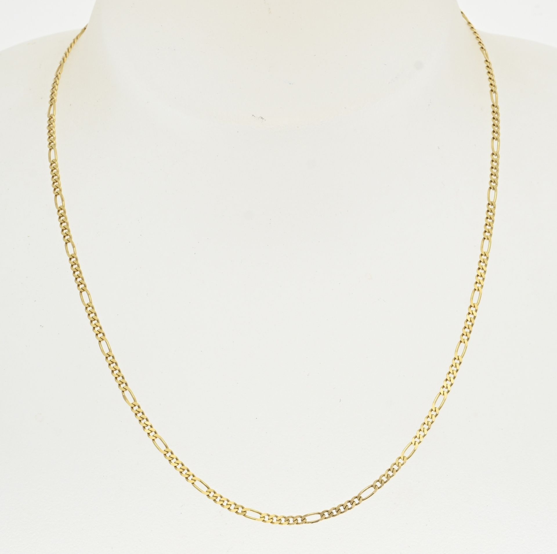 Gold figaro necklace