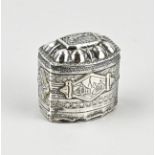 Silver snuff box