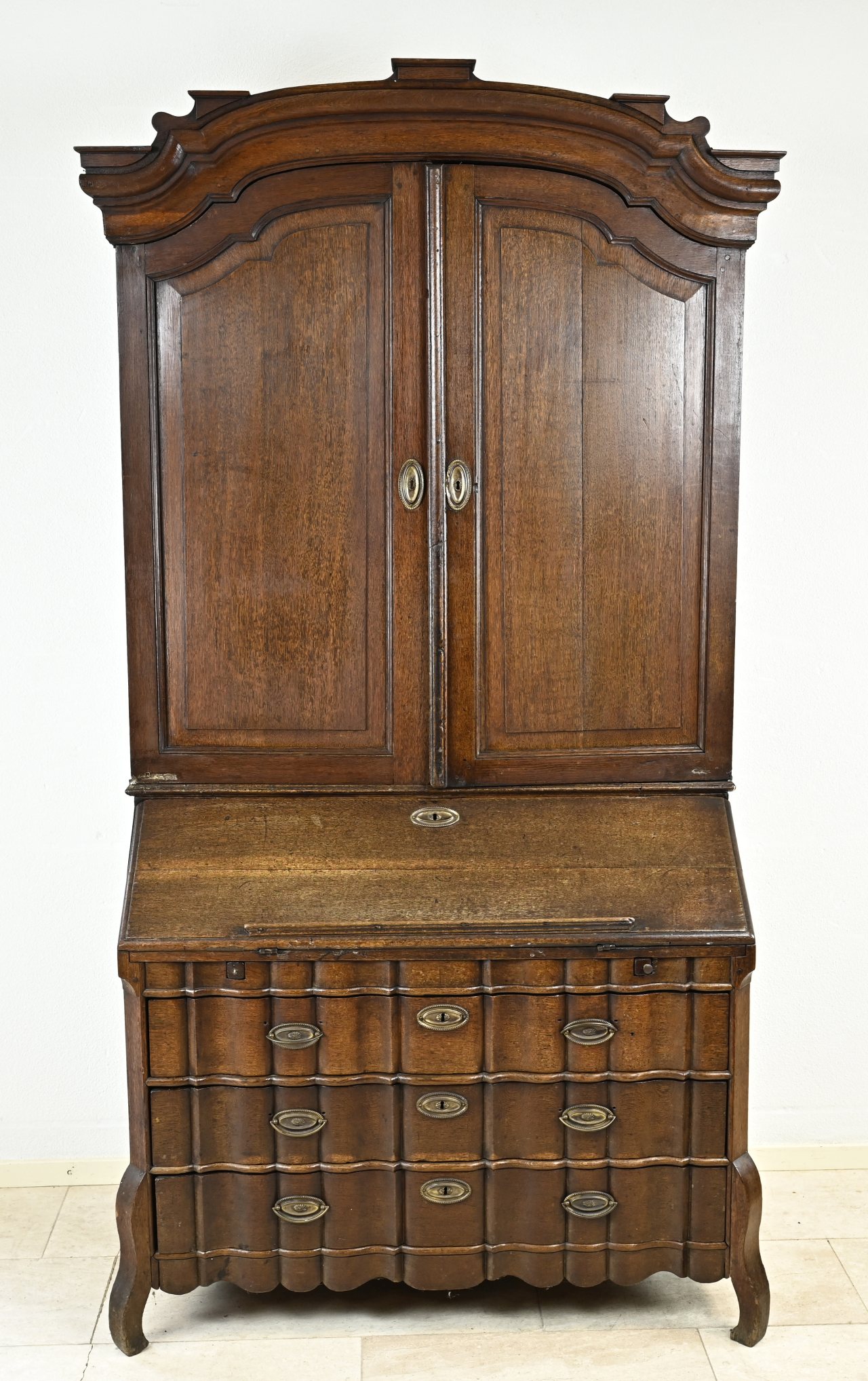 Oak top desk, 1760
