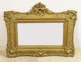 Antique gilded Louis Philippe mirror, 1860