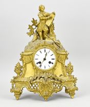 Ormolu mantel clock, 1860