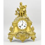 Ormolu mantel clock, 1860