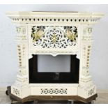 Majolica V&B fireplace surround