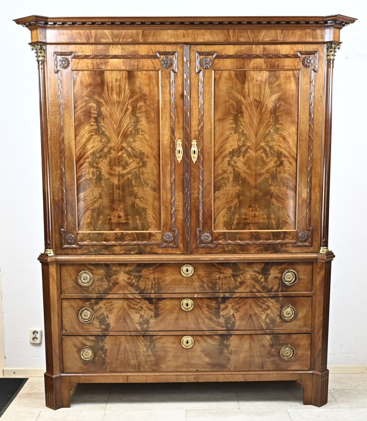 Louis Seize linen cabinet