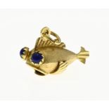 Gold pendant fish