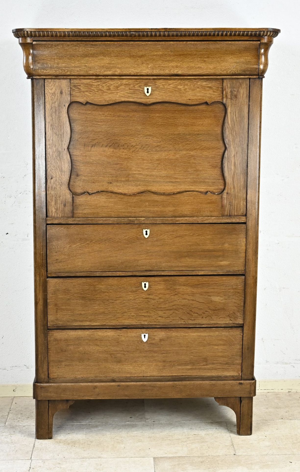 Oak secretary, 1860 - Image 2 of 2