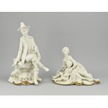 2 Porcelain figures Naples