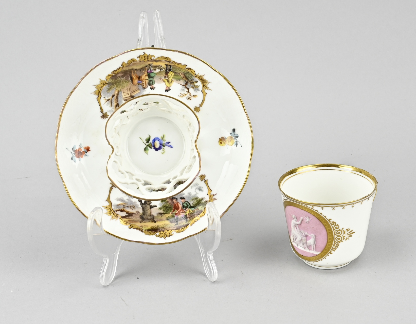 Royal Copenhagen cup + saucer - Image 2 of 2