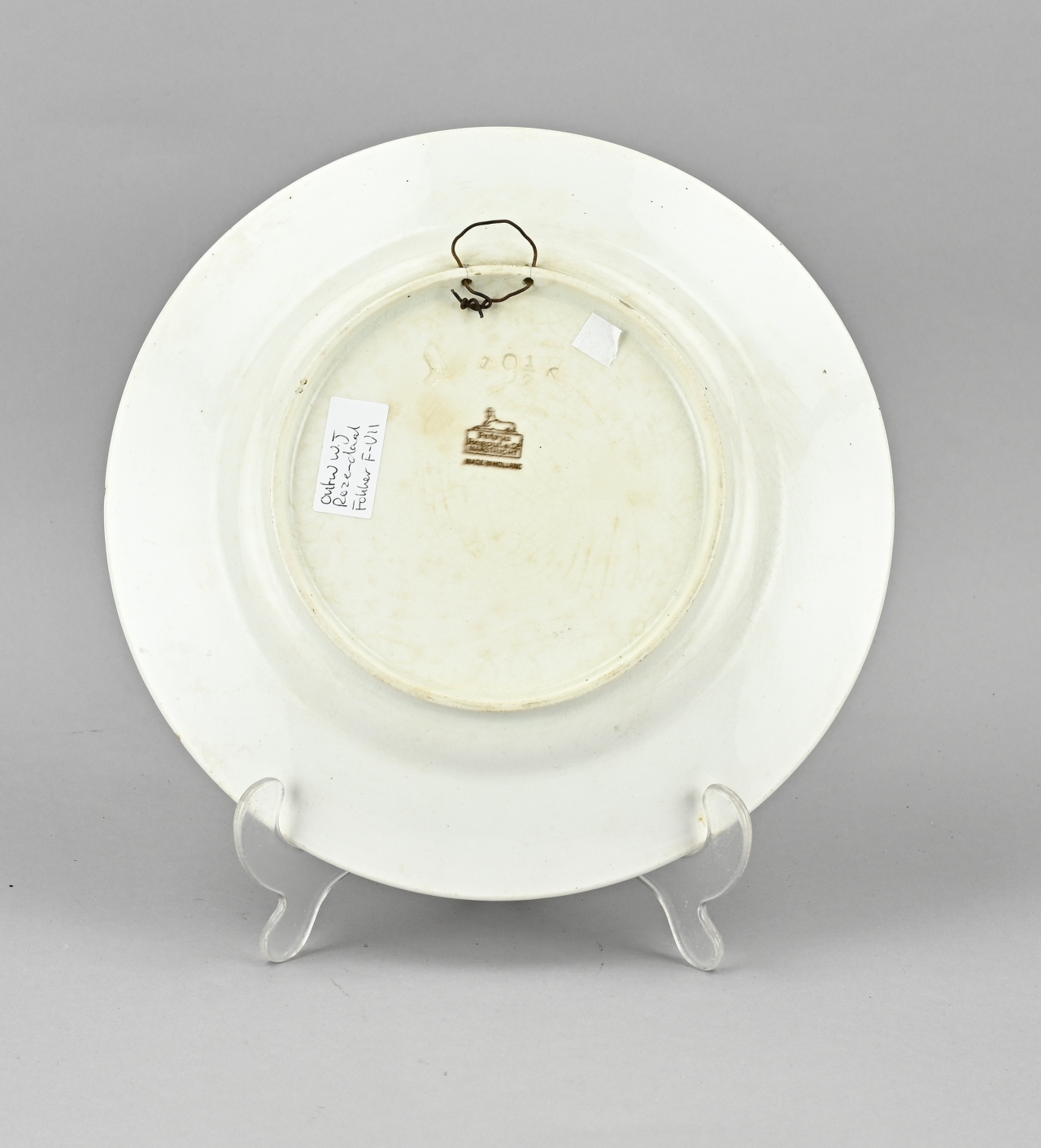 Petrus Regout commemorative dish Ã˜ 26 cm. - Image 2 of 2