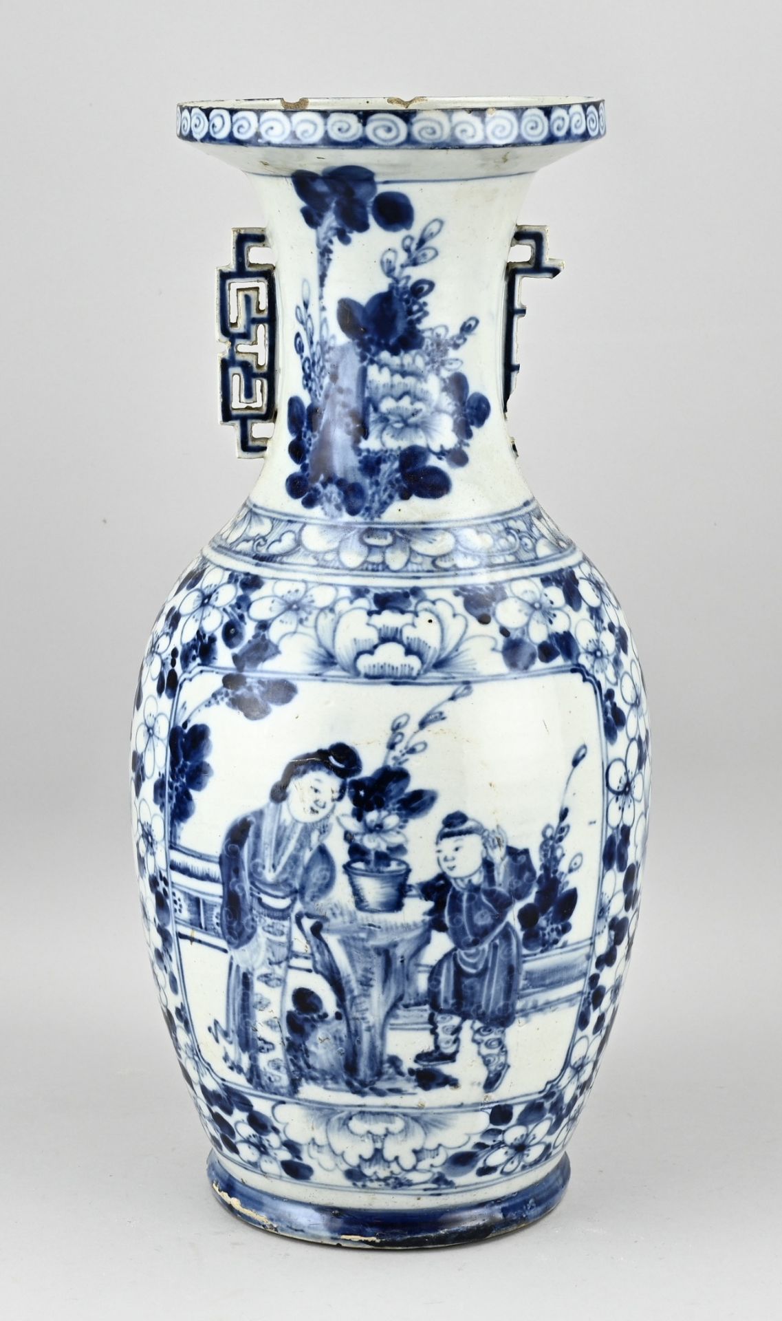 Chinese vase, H 50.3 cm.