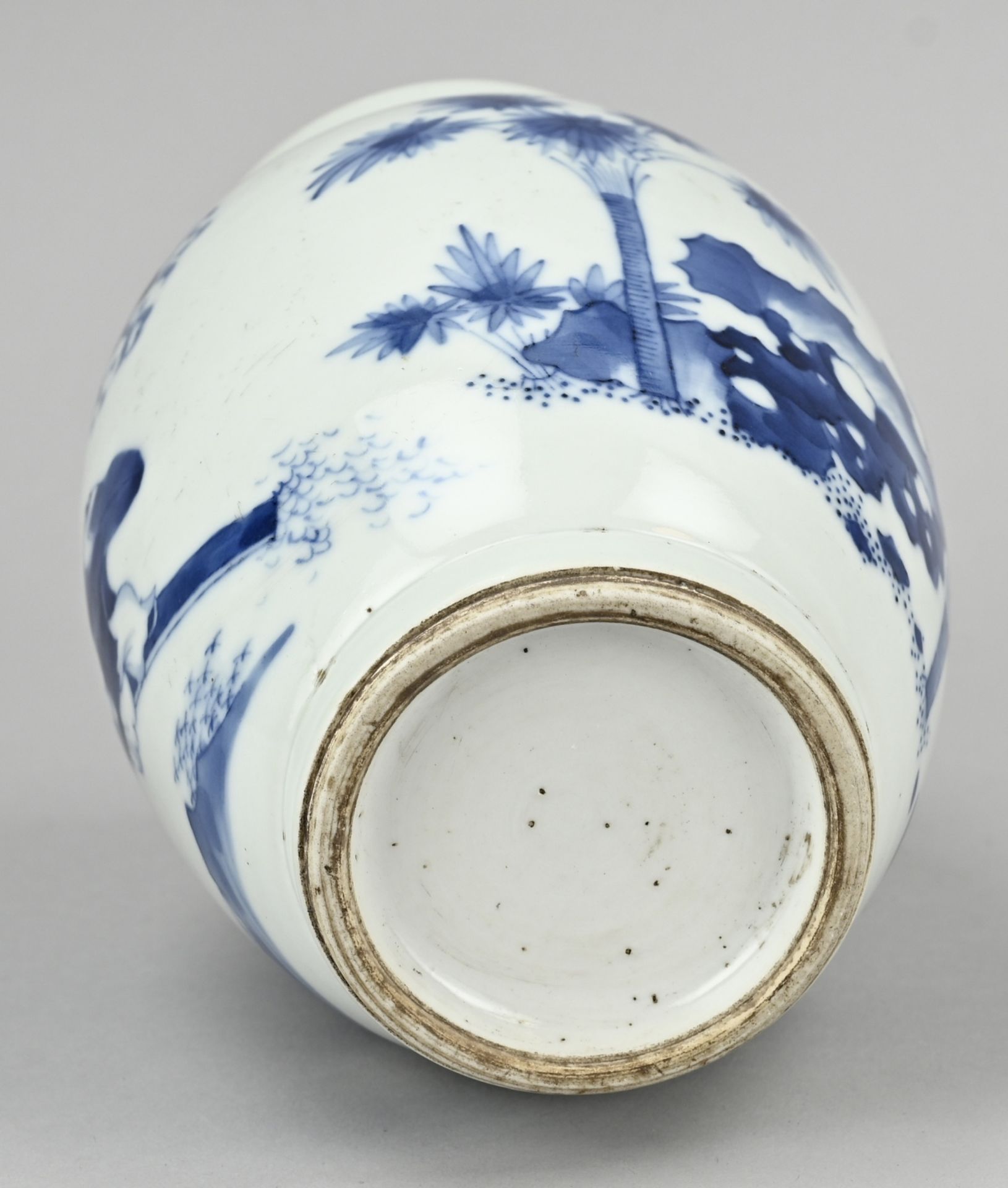 Chinese vase, H 18 cm. - Image 2 of 2