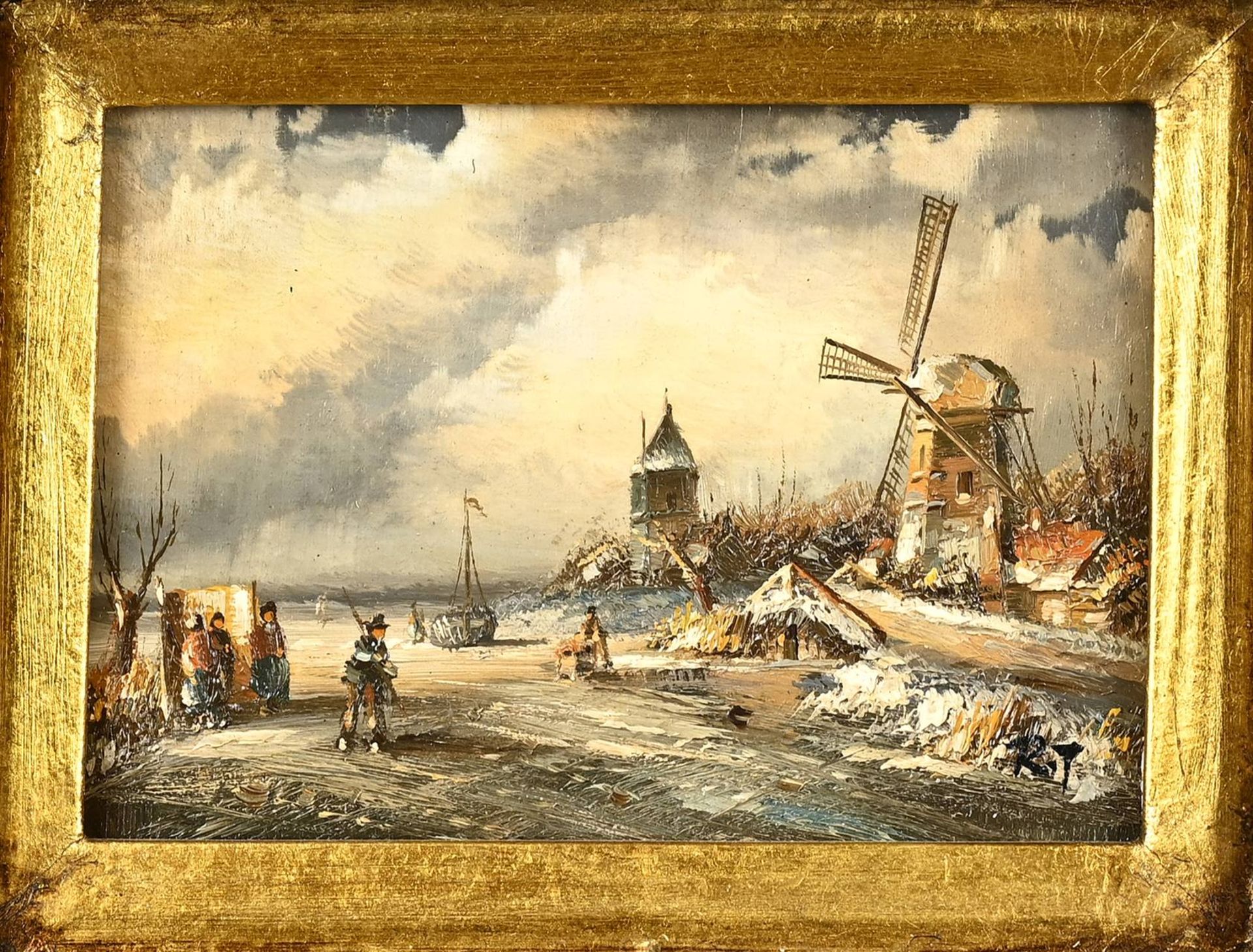 Monogram RJ, Winter landscape - Image 2 of 2