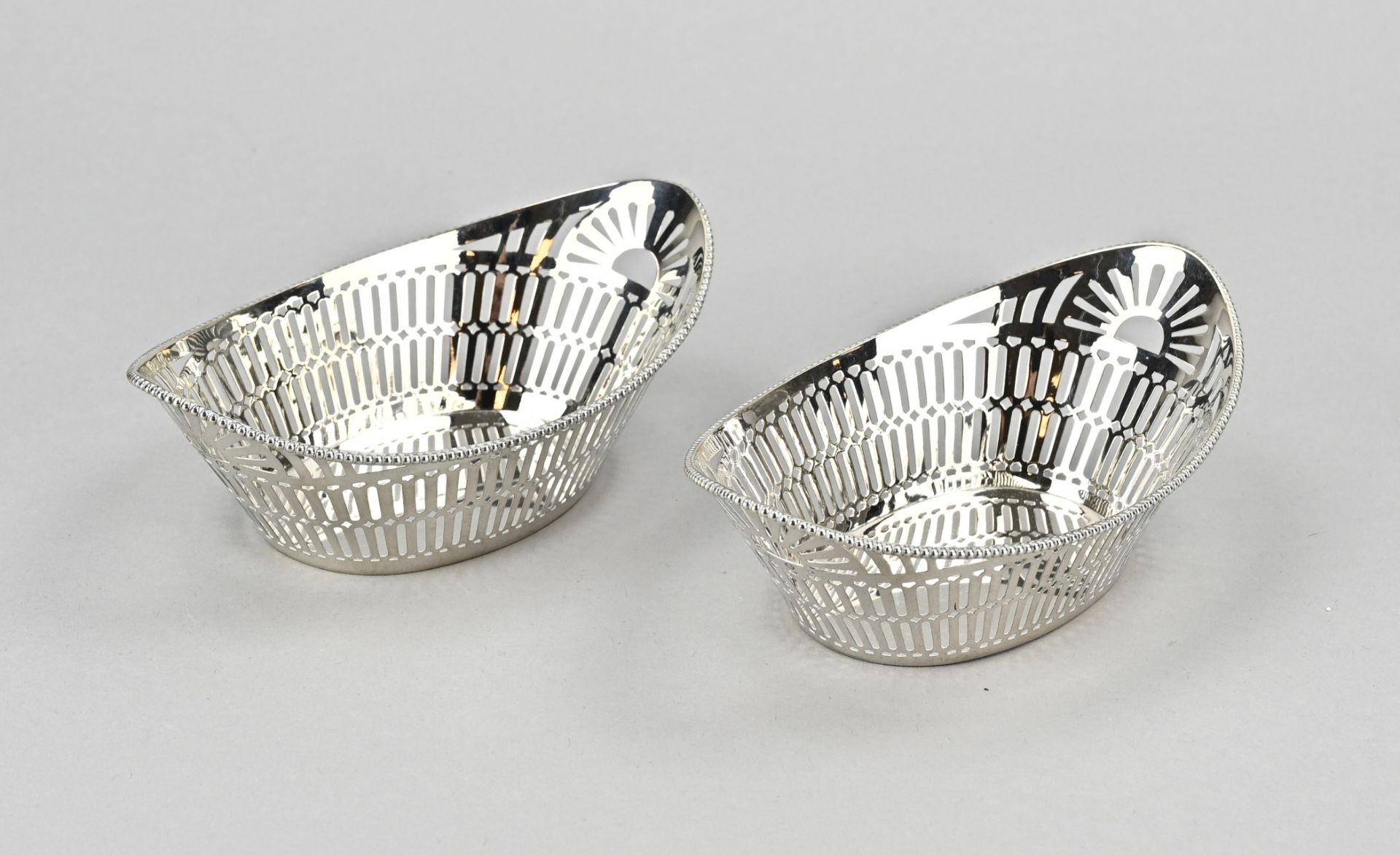 2 Silver chocolate baskets - Bild 2 aus 2