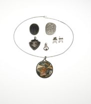 Lot of silver jewelry