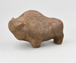 Ceramic bison