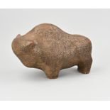 Ceramic bison