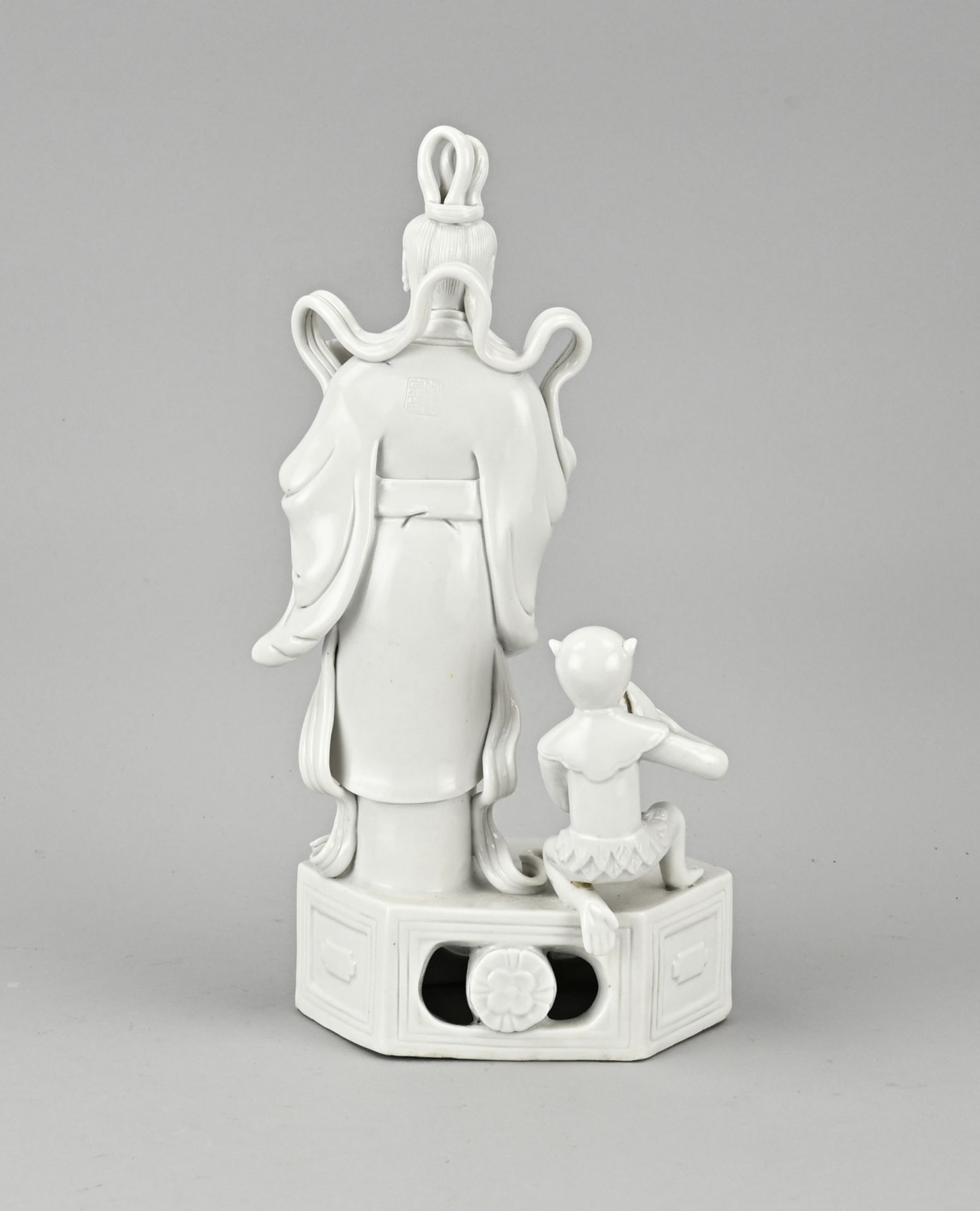 Chinese figure (blanc de chine) - Image 2 of 2