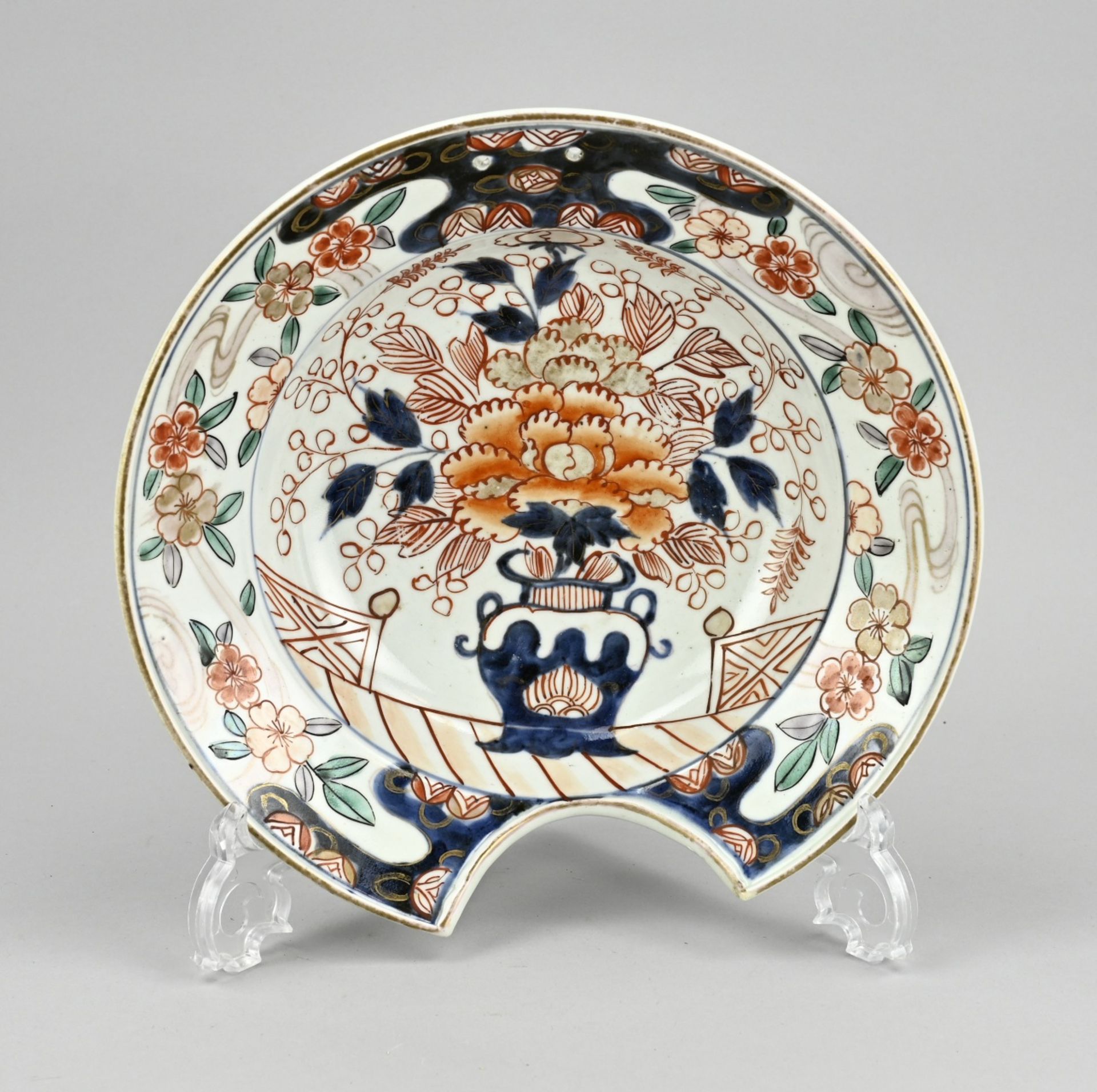 Japanese Imari shaving cymbal Ã˜ 26 cm.