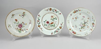 3x Family Rose plate (various)