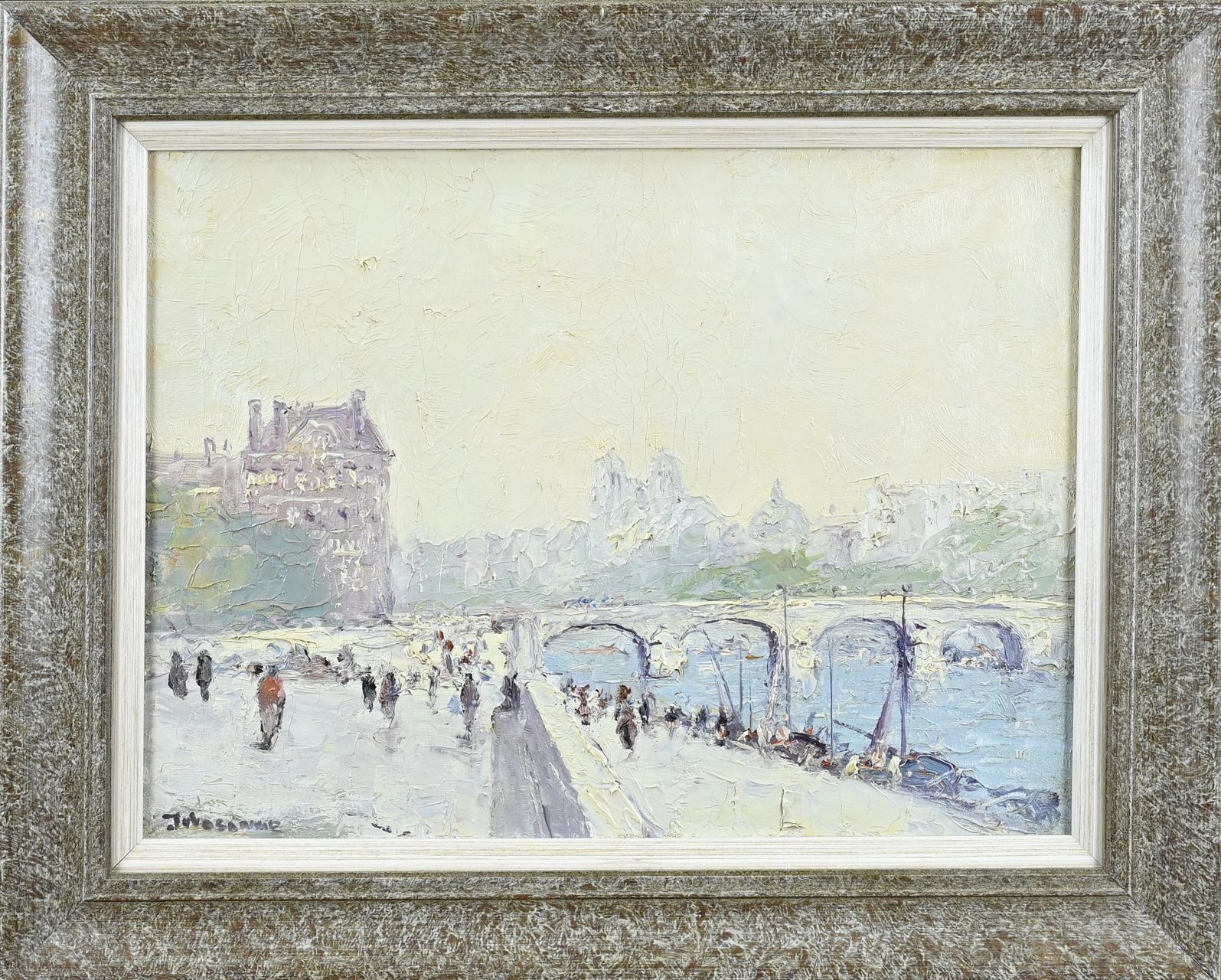 J. MassonÃ©?, Cityscape Paris (Seine)