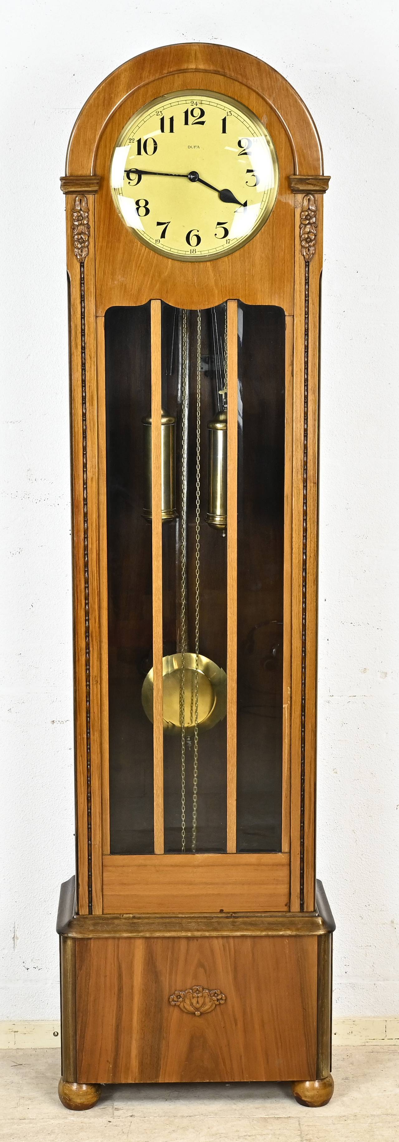 German grandfather clock, H 195 cm.