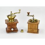 3x Antique coffee grinder