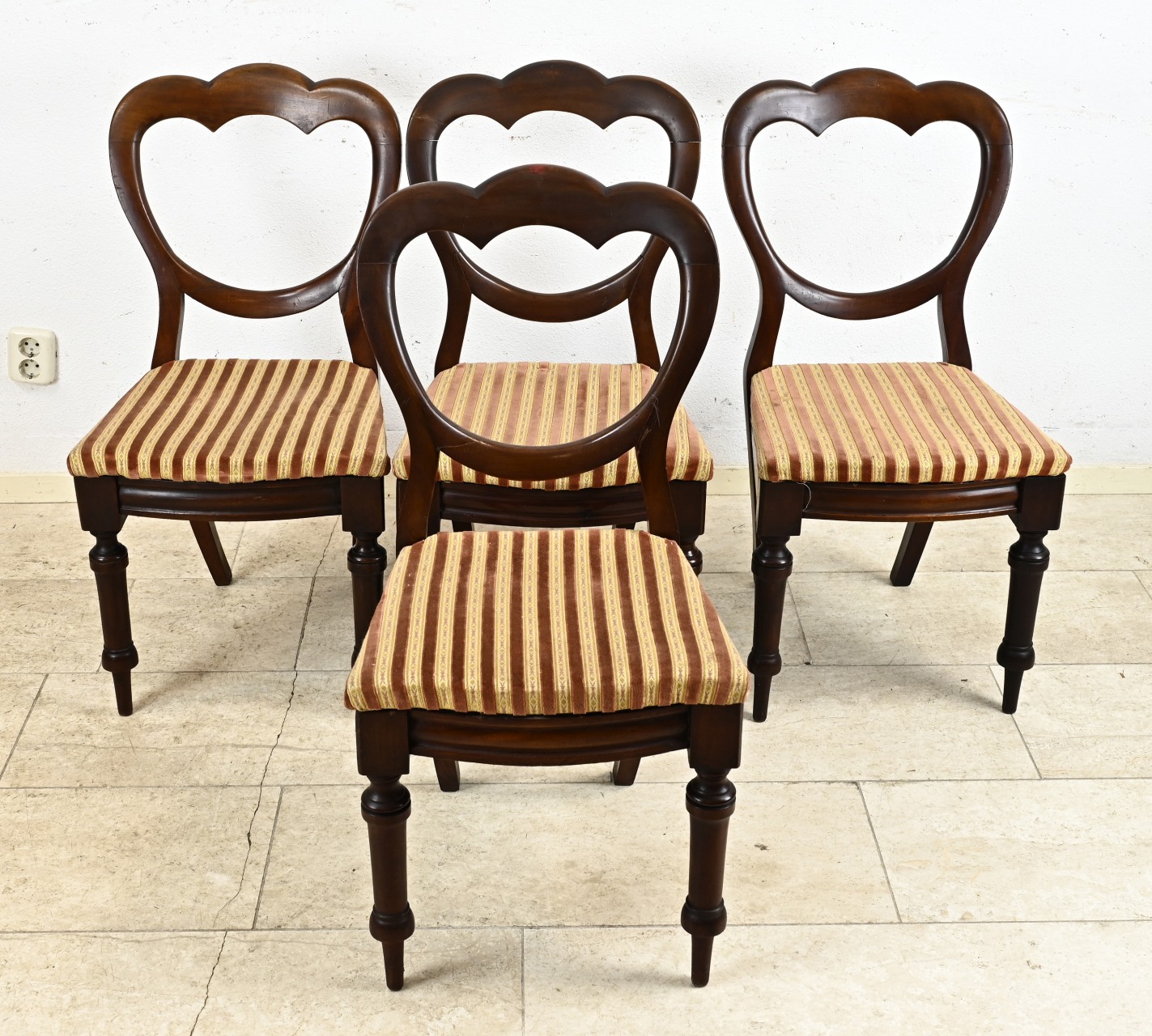 Four English chairs