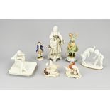 Lot of porcelain figures (7x)