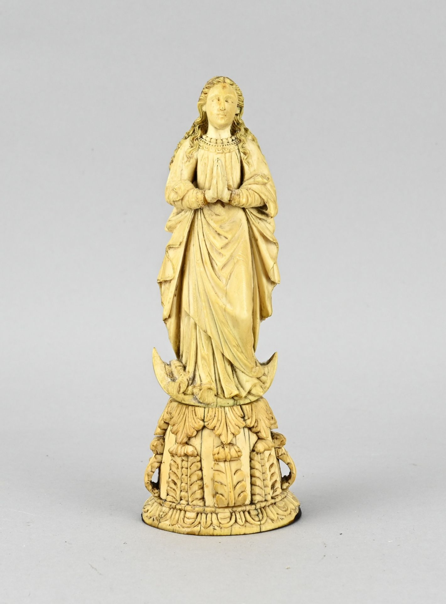 Antique religious Madonna statue