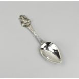 Silver birth spoon