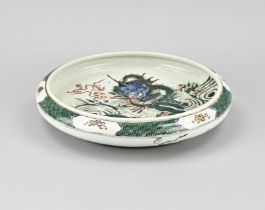 Chinese fam. verte water bowl Ã˜ 27 cm.