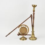 Oriental hookah + table gong