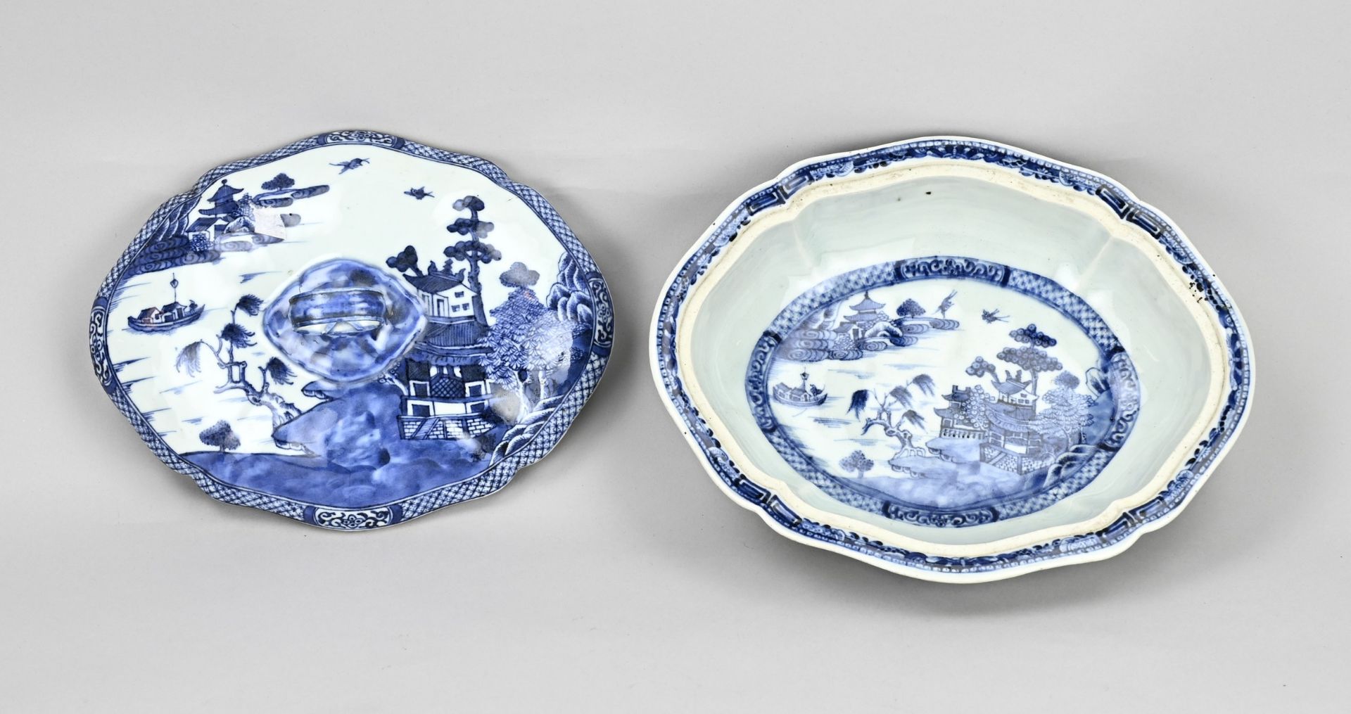 Antique Chinese cheng lung lidded bowl - Bild 2 aus 2