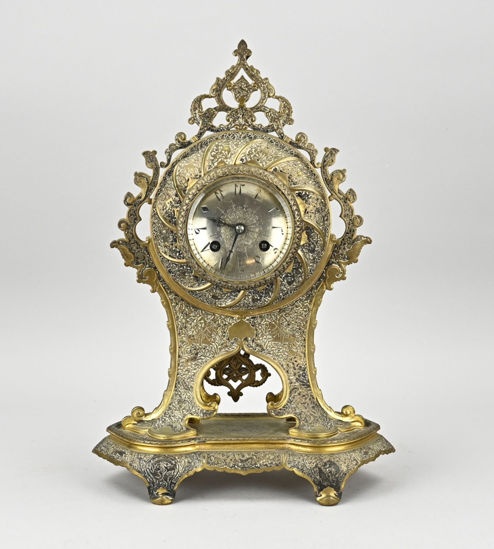 Antique mantel clock, 38 cm.