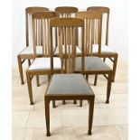 Set of six chairs (oak)