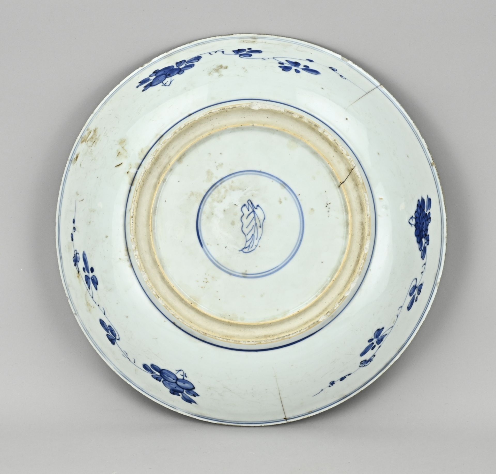 Large Kang Xi dish Ã˜ 35.2 cm. - Image 2 of 2